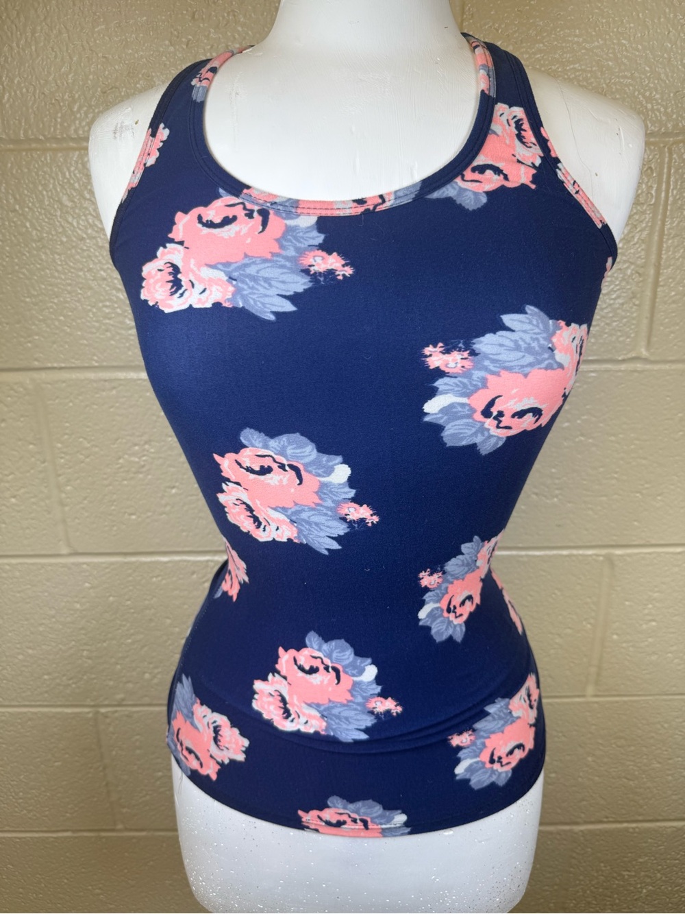 Rue21 Navy Floral Tank
